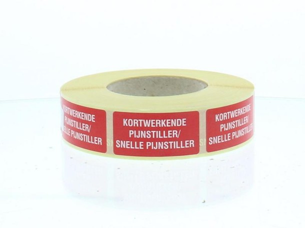 Spruyt Hillen Sticker kortwerkende pijnstiller (1000 Stuks)