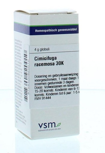 VSM Cimicifuga racemosa 30K (4 Gram)