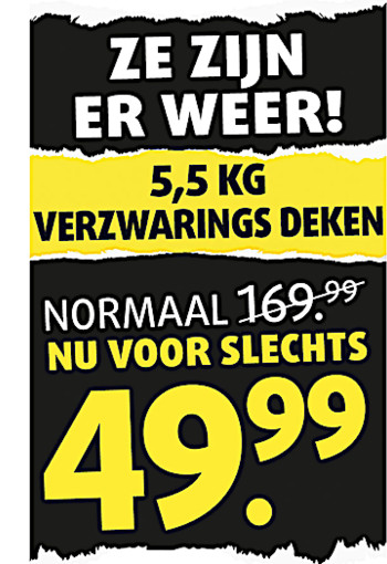 Lucovitaal Verzwaringsdeken 140 x 200 cm | 5,5 kilo