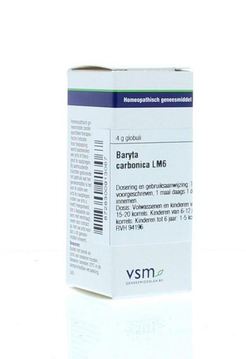 VSM Baryta carbonica LM6 (4 Gram)