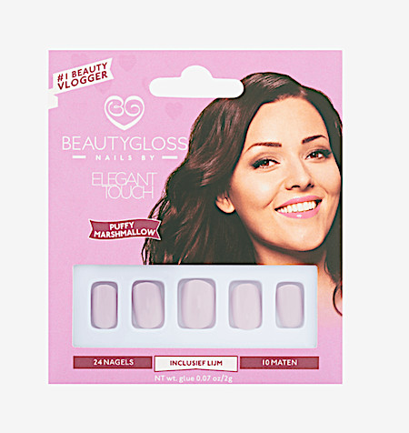 Elegant Touch Beautygloss Nepnagels Puffy Marshmellow 24 stuks