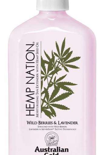 Australian Gold Hemp nation tan extender wild berries & bavender (535 Milliliter)