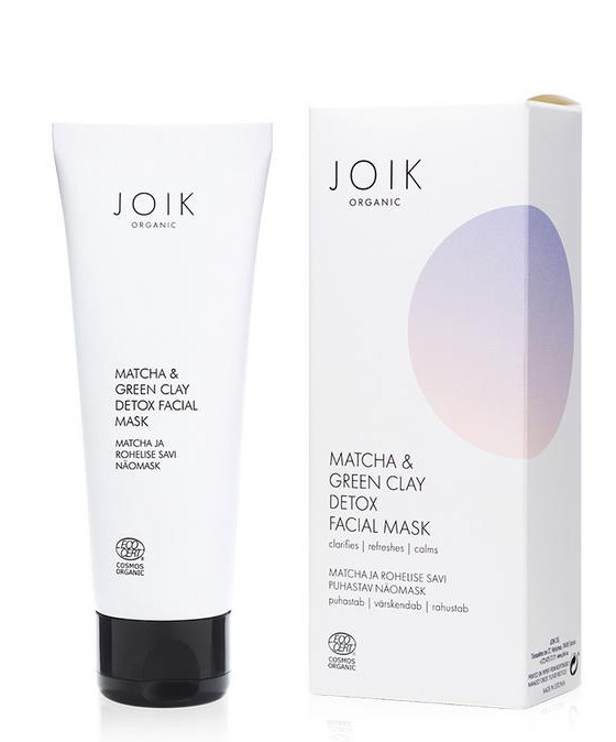 Joik Facial mask matcha & green clay detox (75 Milliliter)