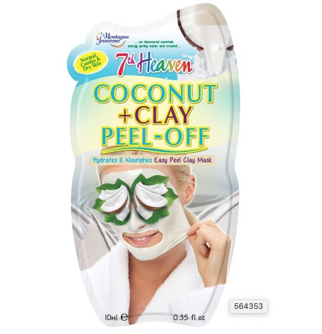 Montagne 7th Heaven face mask coconut & clay peel off (10 Milliliter)