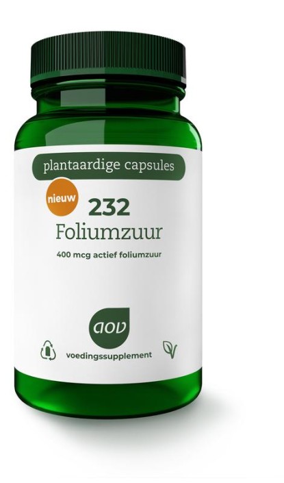 AOV 232 Foliumzuur 400mcg (60 Vegetarische capsules)