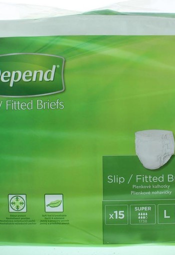 Depend Slip super maat L (15 Stuks)
