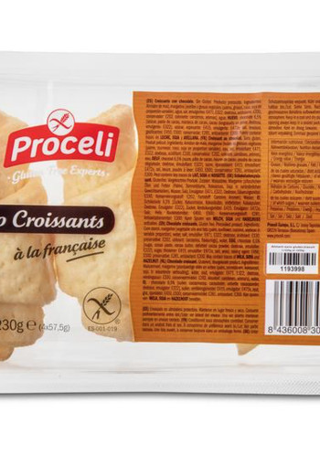 Proceli Croissant choco 4 stuks (230 Gram)