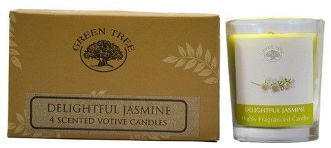 Green Tree Geurkaars delightful jasmine votive (55 Gram)