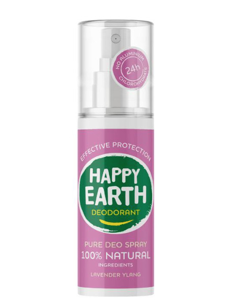 Happy Earth Pure Deo Spray Lavender Ylang 100 ml