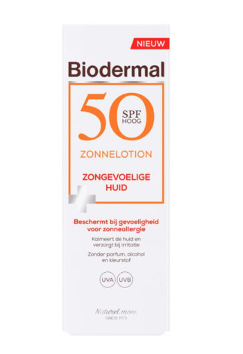 Biodermal Zonnelotion Zongevoelige Huid SPF 50 100 ml