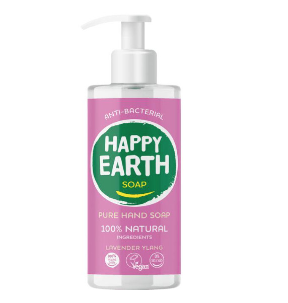 Happy Earth Pure Hand Soap Lavender Ylang 300 ml