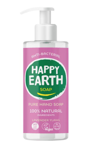 Happy Earth Pure Hand Soap Lavender Ylang 300 ml