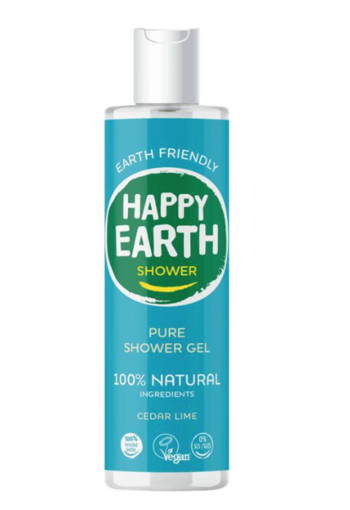 Happy Earth Pure Shower Gel Cedar Lime 300ml