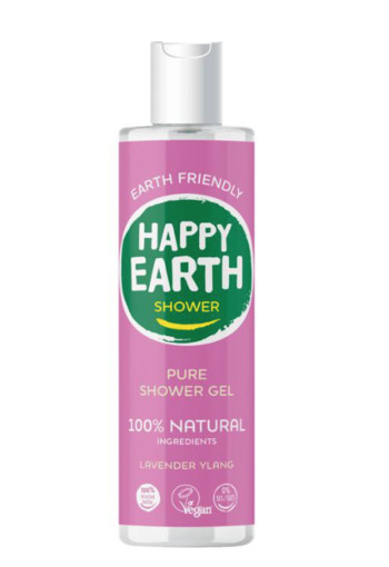 Happy Earth Pure Shower Gel Lavender Ylang 300 ml