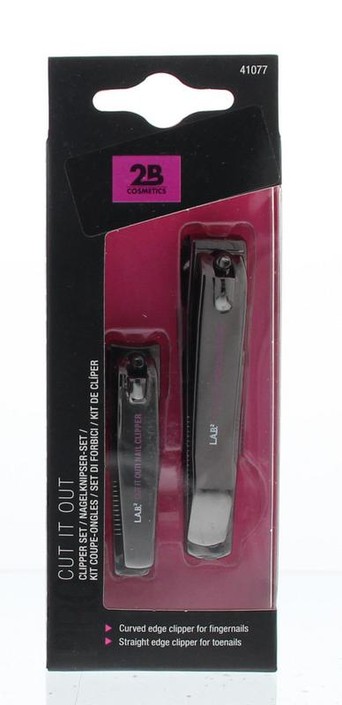 2B Nailcare clippers (2 Stuks)