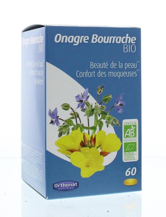 Orthonat Onagre bourrache poisson bio (60 Capsules)