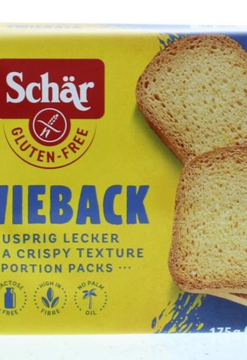 Dr Schar Zwieback (beschuitbrood) (175 Gram)