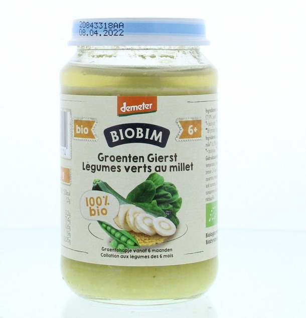 Biobim Groenten gierst 6+ maanden demeter bio (190 Gram)