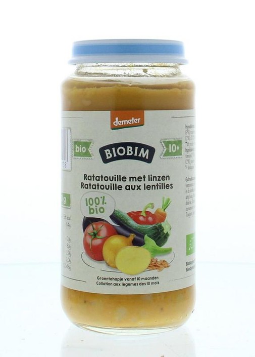 Biobim Ratatouille linzen 10+ maanden demeter bio (250 Gram)