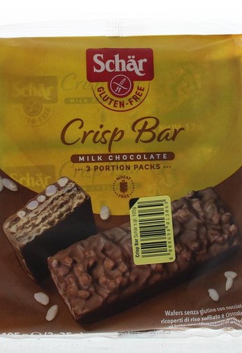 Dr Schar Crisp bar 3-pack glutenvrij (105 Gram)