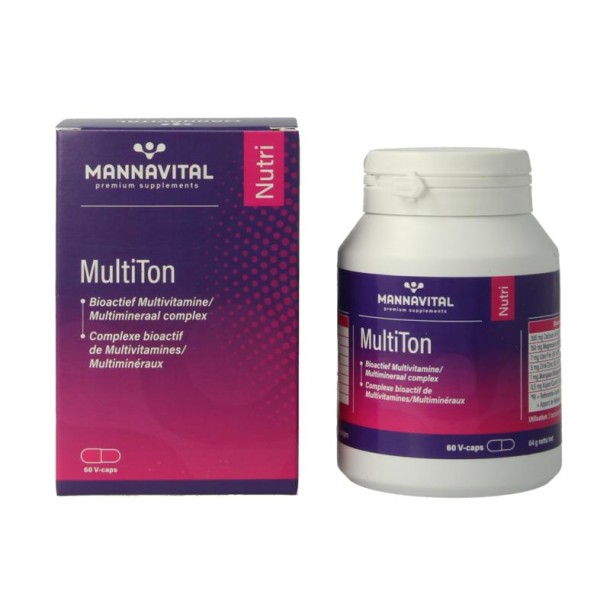 Mannavital Multiton (60 Vegetarische capsules)