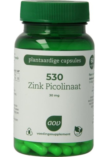 AOV 530 Zink picolinaat (60 Vegetarische capsules)