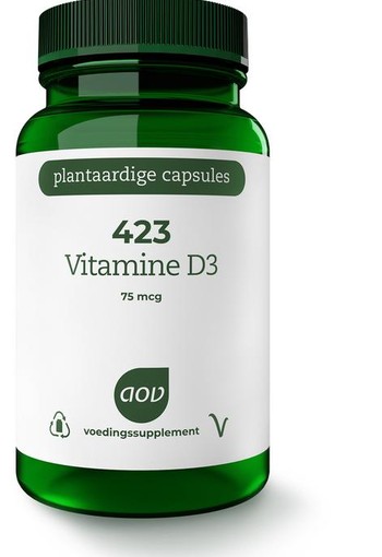 AOV 423 Vitamine D3 75mcg (90 Vegetarische capsules)