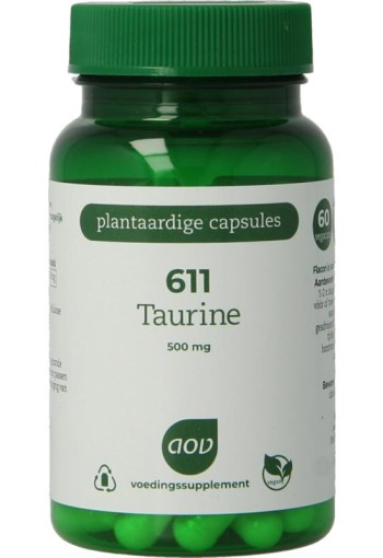 AOV 611 Taurine 500mg (60 Vegetarische capsules)