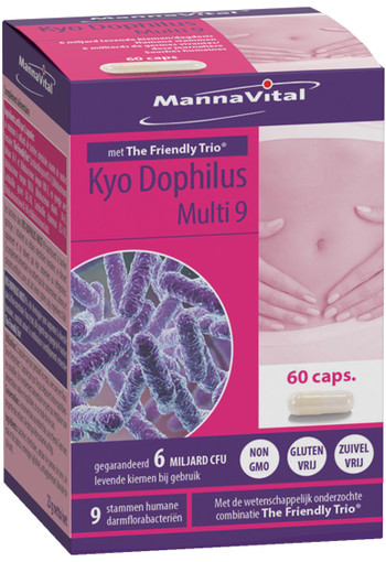 Mannavital Kyo dophilus multi 9 (60 Capsules)