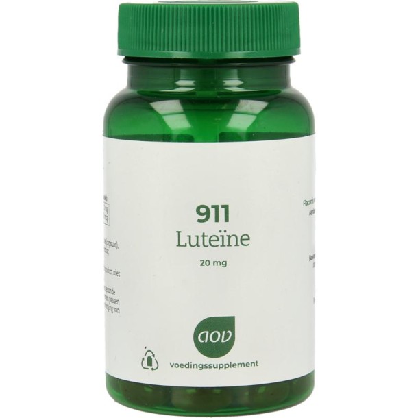 AOV 911 Luteine 20mg (60 Vegetarische capsules)