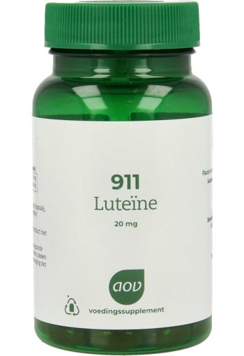 AOV 911 Luteine 20mg (60 Vegetarische capsules)