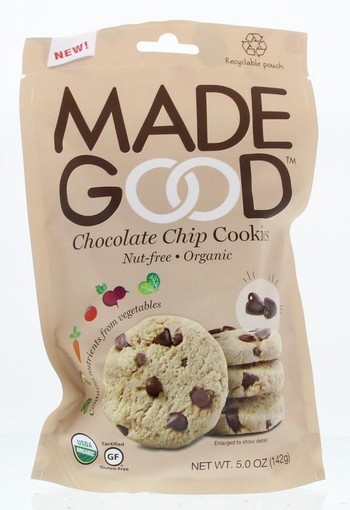 Made Good Crunchy cookies chocolate chip bio (142 Gram)
