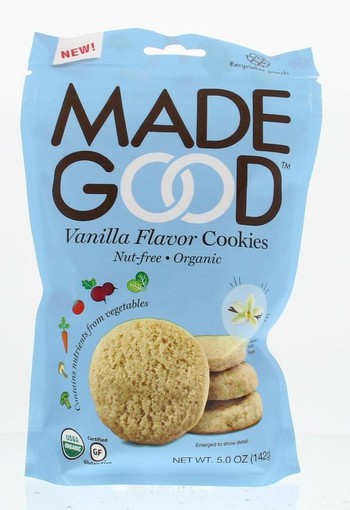 Made Good Crunchy cookies vanilla bio (142 Gram)