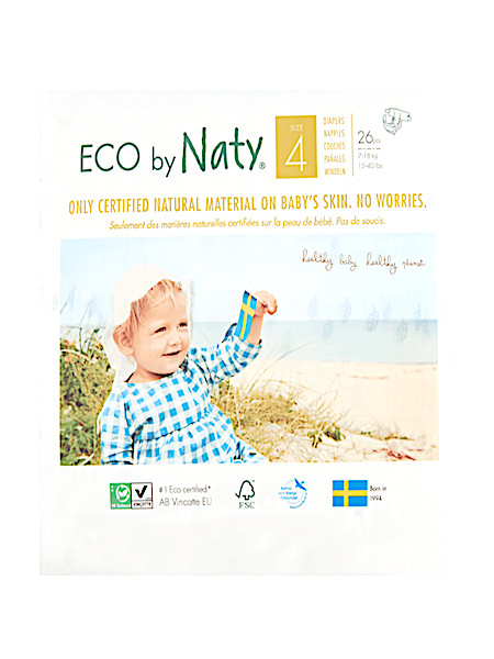 Naty babycare luiers maxi 4 / 26 stuks