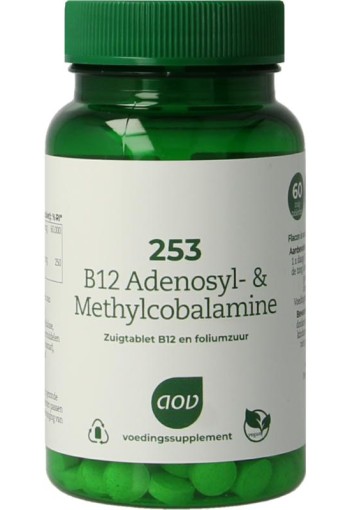 AOV 253 B12 Adenosyl & methylcobalamine (60 Zuigtabletten)