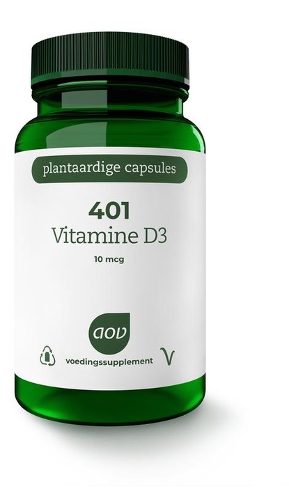 AOV 401 Vitamine D3 10mcg (60 Vegetarische capsules)