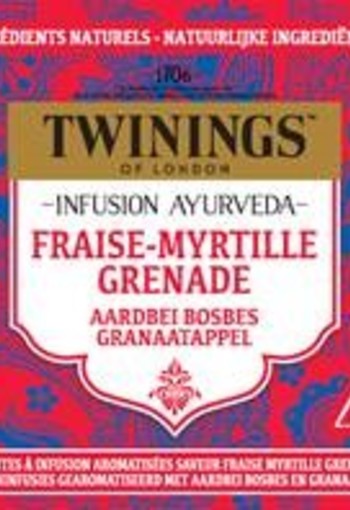 Twinings Ayurveda aardbei bosbes granaatappel (20 Zakjes)
