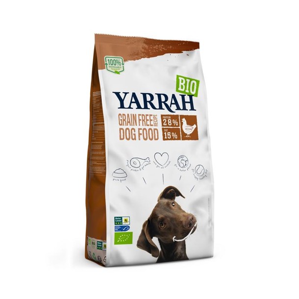 Yarrah Hondenvoer grainfree bio (10 Kilogram)