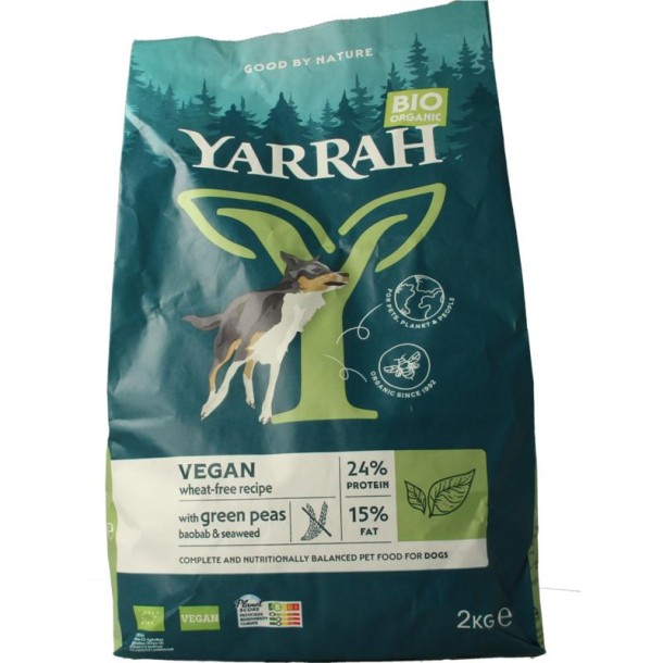 Yarrah Hondenvoer?vega wheat-free bio (2000 Gram)