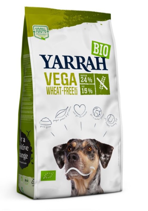 Yarrah Hondenvoer?vega wheat-free bio (10 Kilogram)