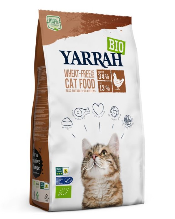 Yarrah Kattenvoer wheat-free bio (6000 Gram)