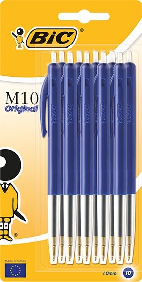 BIC Balpen M10 blauw (10 Stuks)