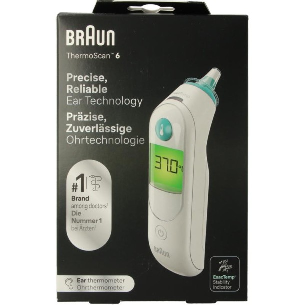 Braun Oorthermometer 1R (1 Stuks)