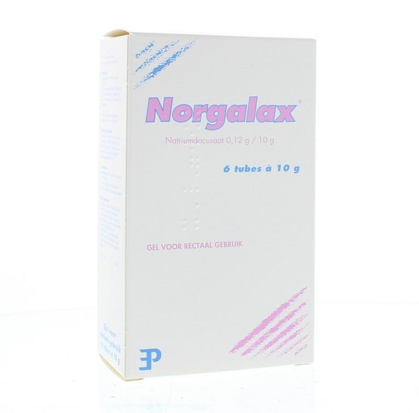Norgalax Gel 10g 6st (6 Stuks)
