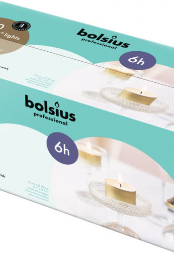 Bolsius Waxinelicht 16/38 wit (500 Stuks)