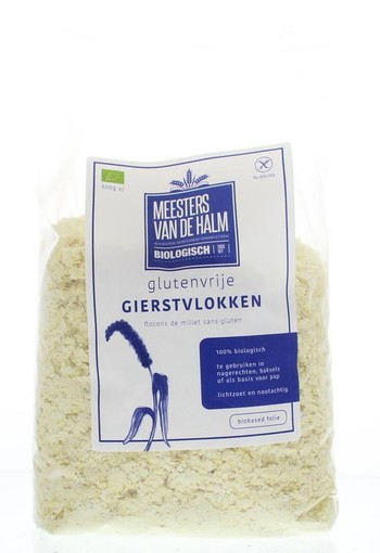 De Halm Gierstvlokken bio (500 Gram)