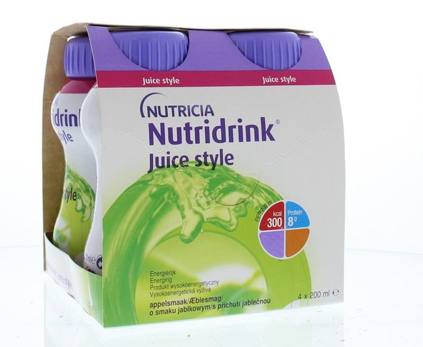 Nutridrink Juice style appel (4 Stuks)
