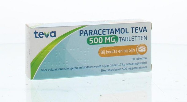 Teva Paracetamol 500 mg (20 Tabletten)