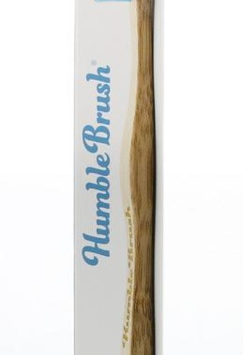 The Humble Co Tandenborstel bamboe medium blauw (1 Stuks)