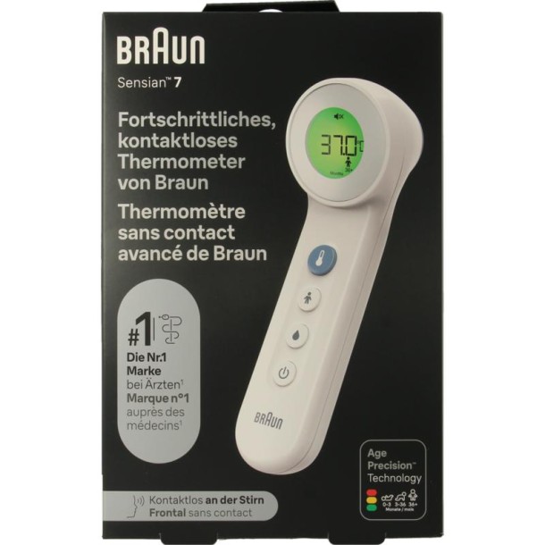 Braun Voorhoofdthermometer BNT 400WE (1 Stuks)